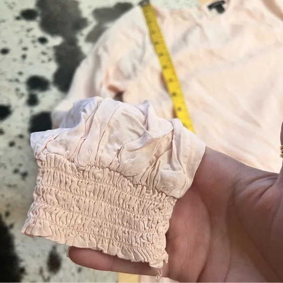 SOMETHING‎ NAVY Blush Pink Mini Dress Ruffle Hem Size 8 NWT - Picture 8 of 8